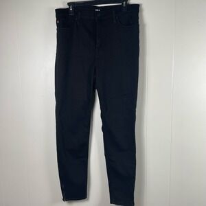 Hudson High Rise Blair Super‎ Skinny Black Jeans Size 32 NWOT